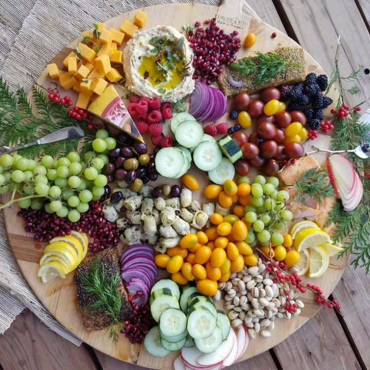 Förbered fingermat vegetarisk fest mellanmål