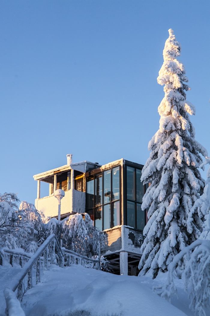hotellsvit finland semester snö vintersafari