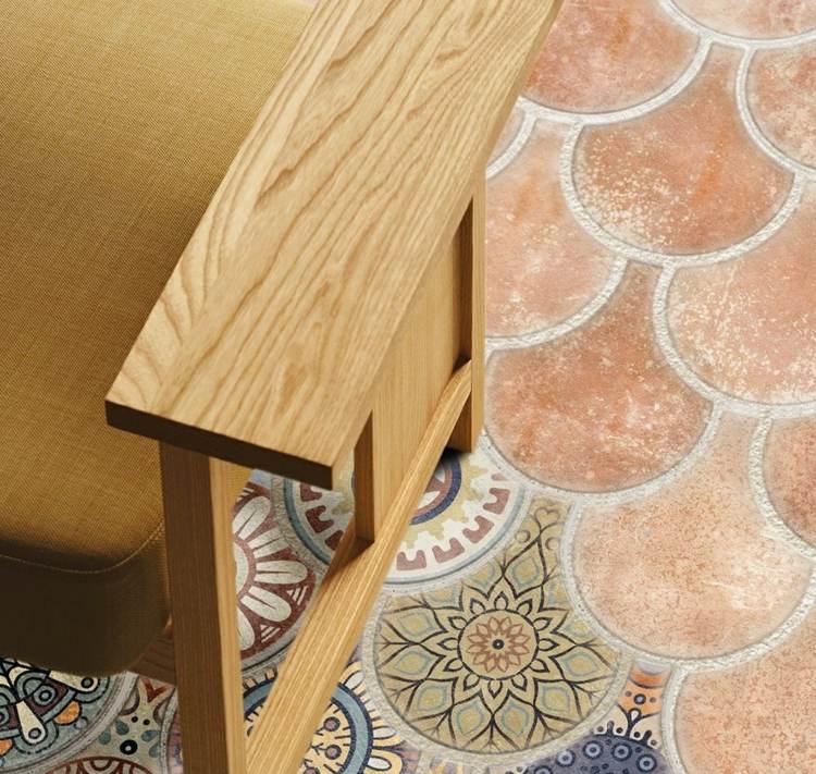Designa och kakla terrassen med marockanska plattor