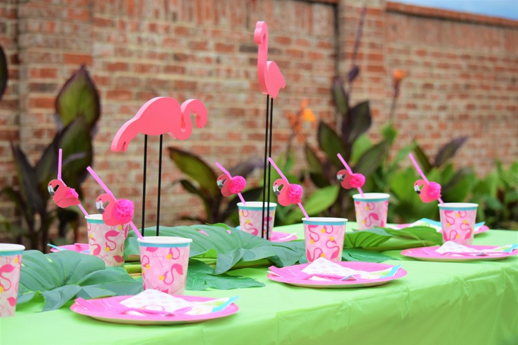 Klipp ut flamingo dekoration skum silhuett