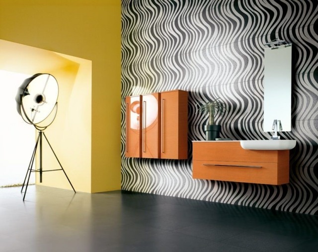 vågigt-mönster-vägg-kakel-design-porslin stengods-badrum-idéer