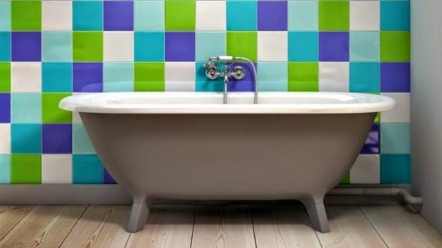 Färgglada-keramiska plattor-glasade-vägg-design-badrum
