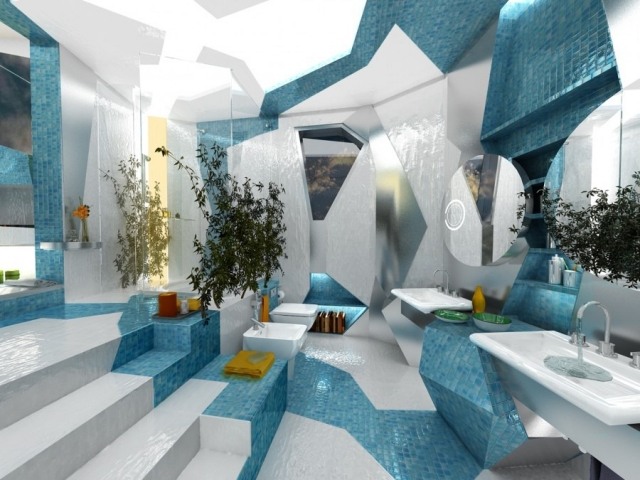 fantasifulla-badrum-design-med-kakel-mosaik-blå-vit-glas-keramik-kakel