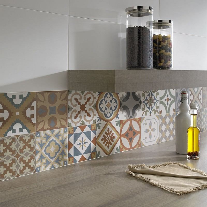 Kakel spegel-kök-marockansk-design-idéer-väggar-golv