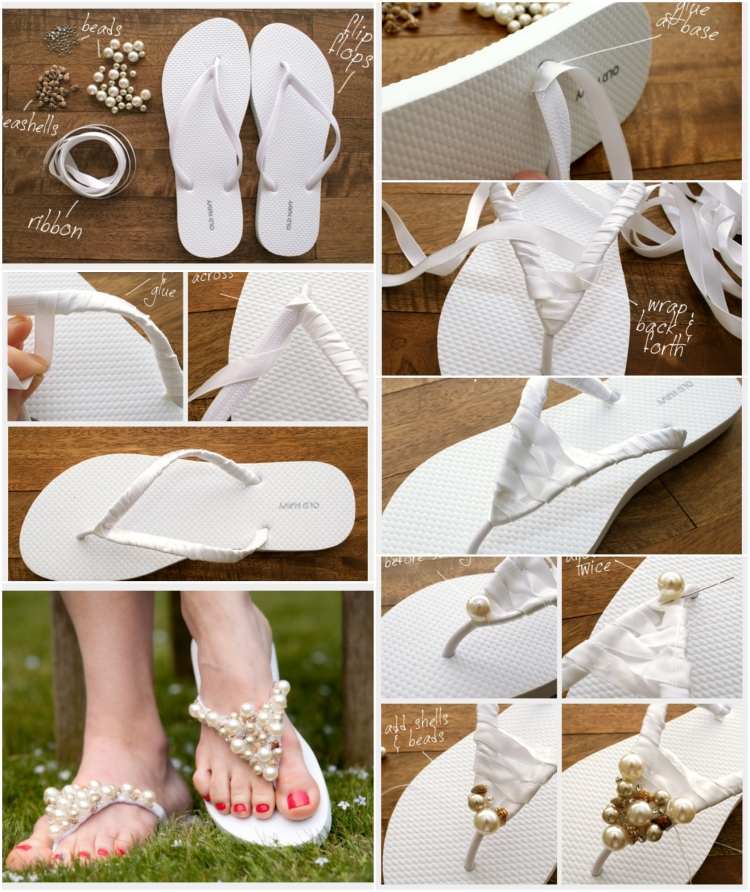 pärlor-flip-flops-gör-det-själv-vit-skum