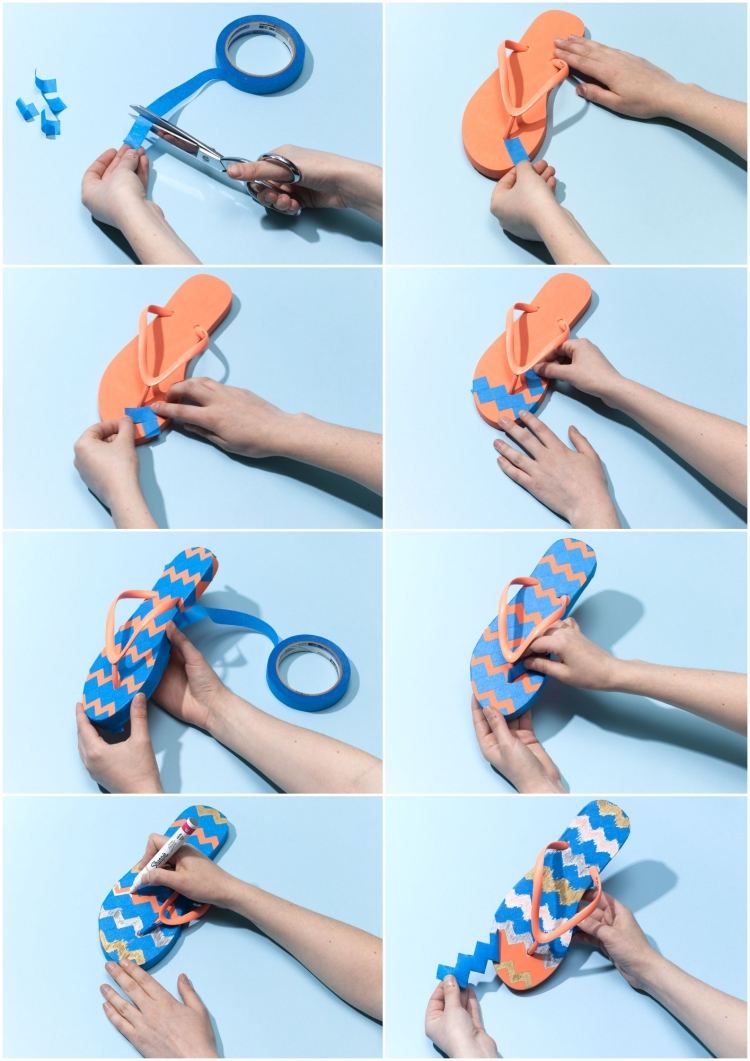 flip-flops-spice-up-diy-chevron-mönster-sula