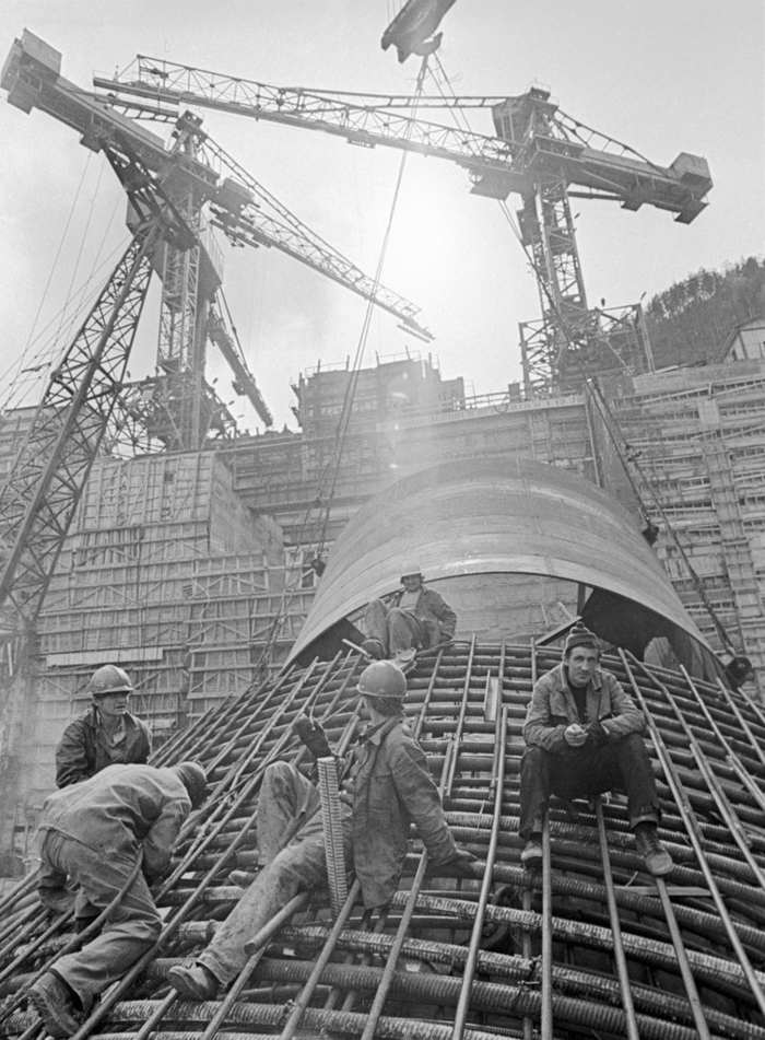 Konstruktion Sayano Shushenskaya Dam