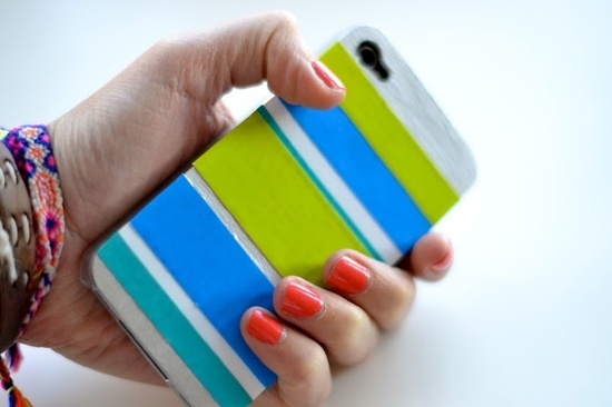Skapa ett iPhone -fodral i fem steg blågrönt
