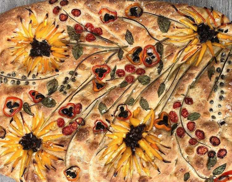 Low Carb Foccacia Garden Recept Flatbröd med grönsaker