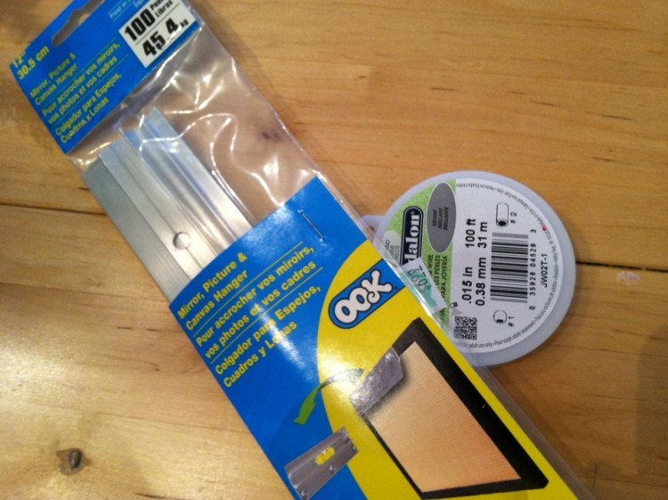 Fotokollage-gör-det-själv-instruktioner-material-remsor-tråd-diy