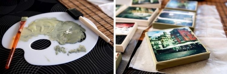 gör-det-själv-fotokollage-diy-färger-foos-ram-dekoration