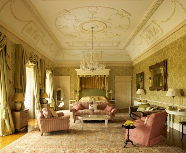 möbler fransk stil rosa eleganta möbler