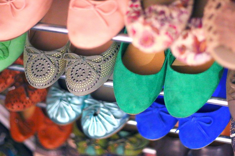 Skor ballerina våren sort
