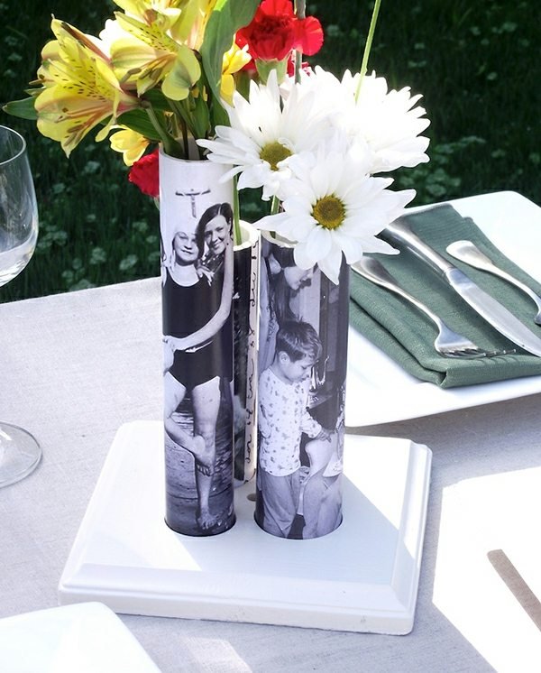 Vastryck original presentidé sommarblommor