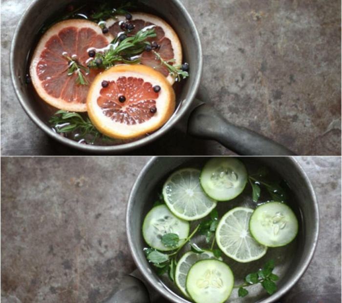 citrusfrukter som lagar vårdoft i huskrukans idé