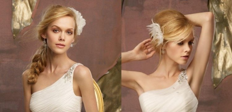 frisyr-klänning-med-en-bärare-bröllop-flätad frisyr-updo-hår-smycken-vit