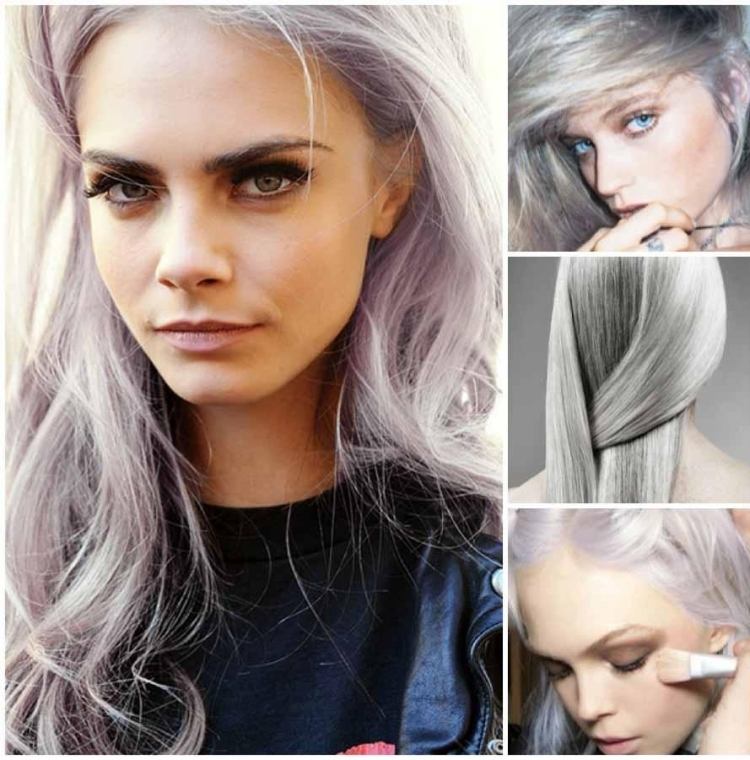 frisyrer-mode-trend-färg-platina-silver-blont-hår-Cara-Delevingne