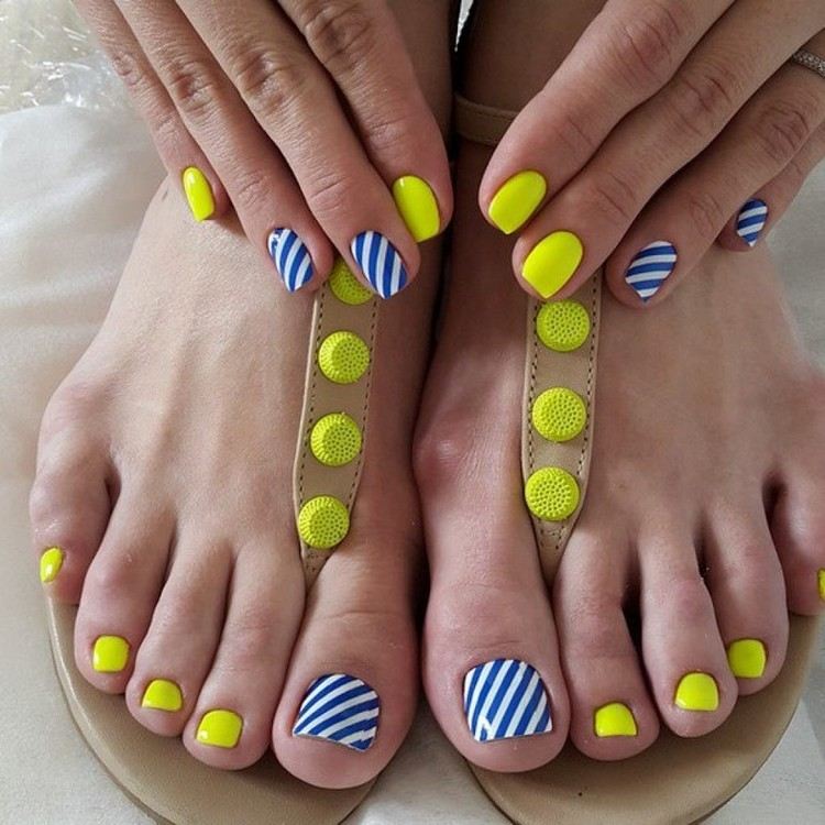 Sommarfärger tånaglar trender nagellackfärger för pedikyr