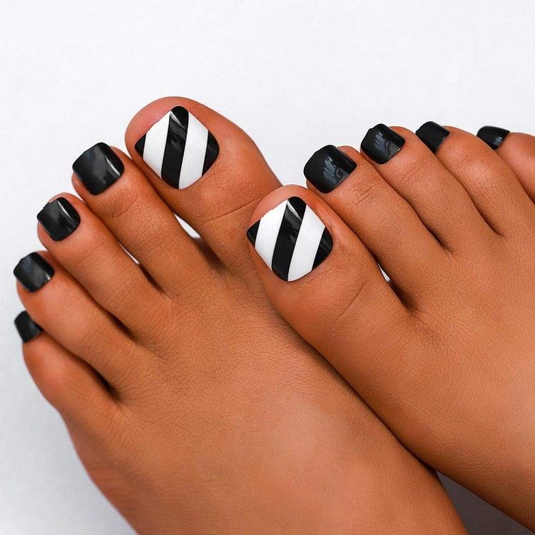 Tånagelmålning sommar enkla nageldesigner för nybörjare