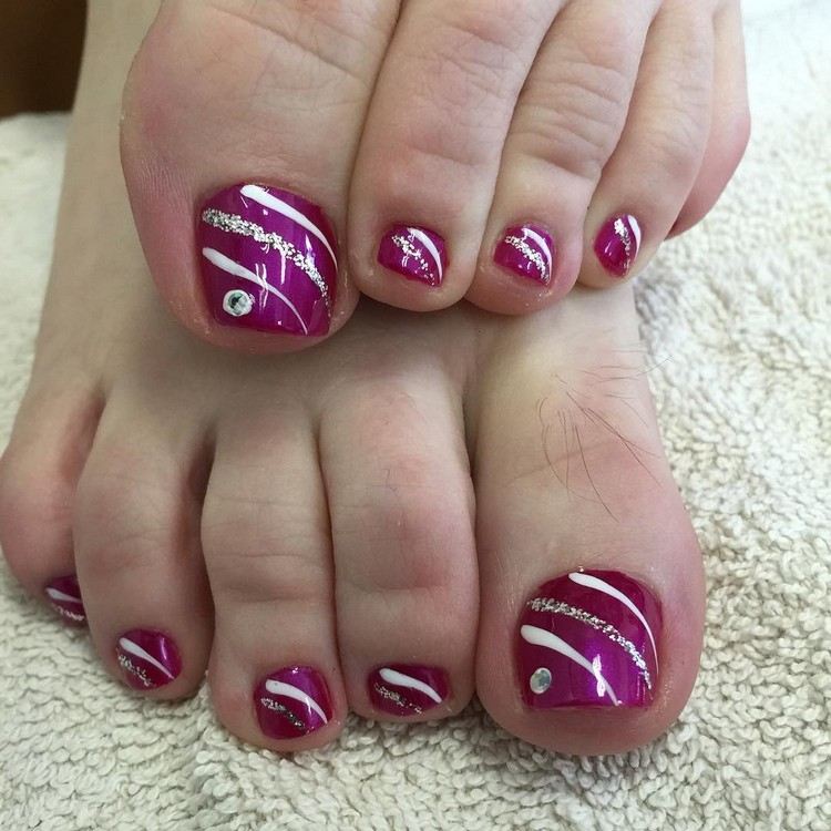 Nagellack Färger Trender Sommar Tånaglar Designs Bilder