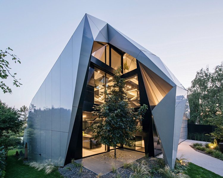 futurism arkitektur byggnad hus geometriska