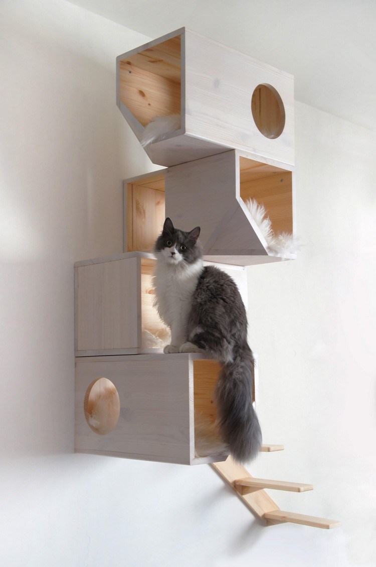 Träkattmöbler design-catissa-vitlackerade