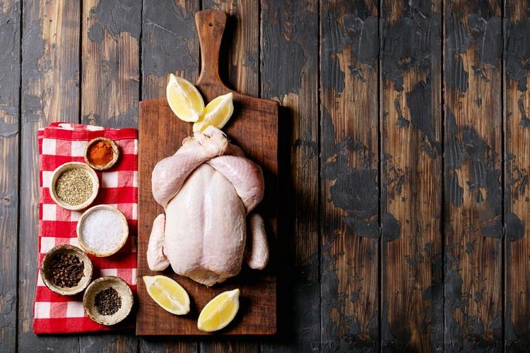 Hel kyckling ordentligt kryddor tips