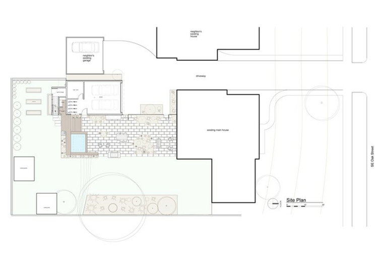 garage lägenhet landskap planlösning idé arkitektur design
