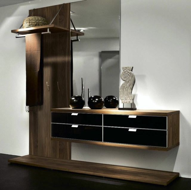 modern design med glasdörrar