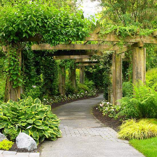 Träpergola Steinweg