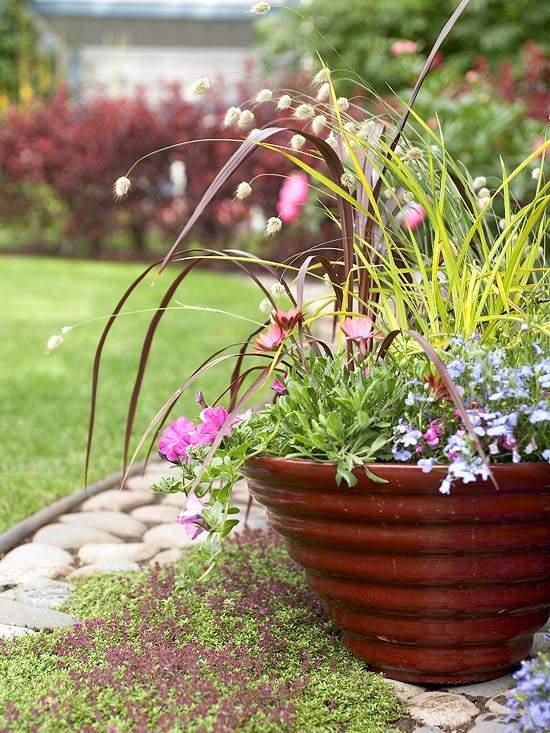användbara tips för trädgårdsdesign blomkruka