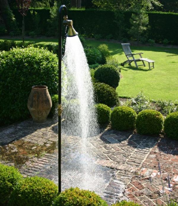 elegant trädgård dusch metall orörlig Tradewinds