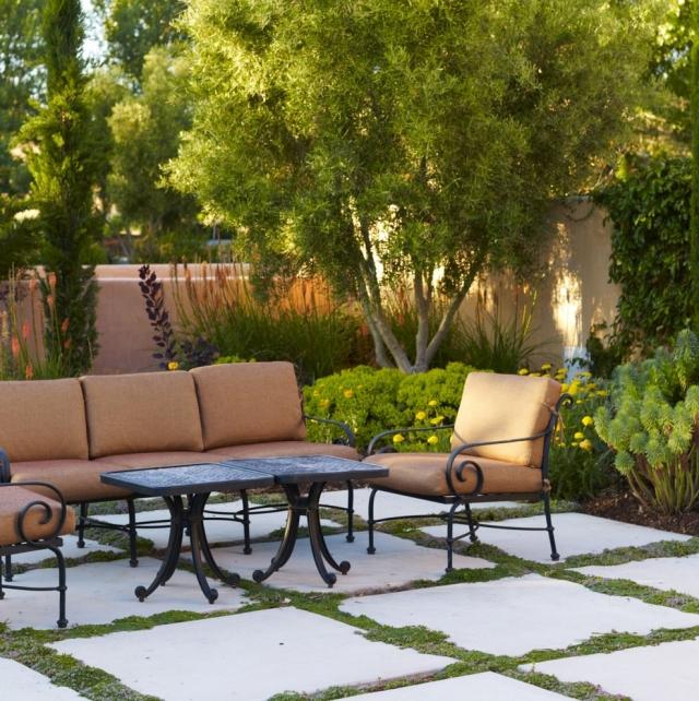 designa trädgården enkel design göra rent köpa nya möbler