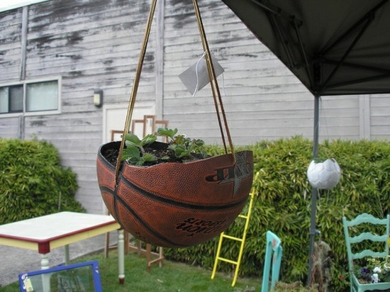 Upcycling Garden Ideas Basket Billiga idéer