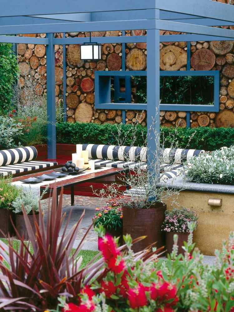 Trädgård-terrass-solskydd-modern-möbel-design