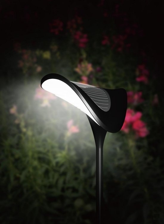 Solar light trädgård belysning idéer