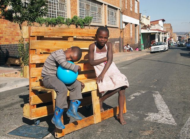 Möbler modernt rymdbesparande idéprojekt Sydafrika