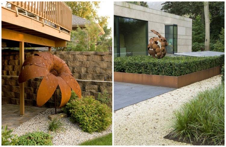 trädgårdsdekoration-rost-corten-stål-skulptur-abstrakt