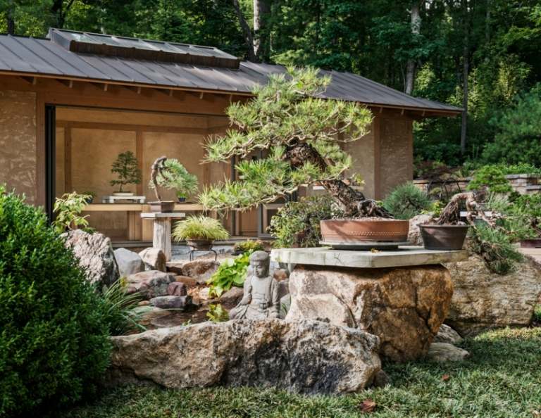 Trädgårdsdesign-bonsai-idéer-japansk stil