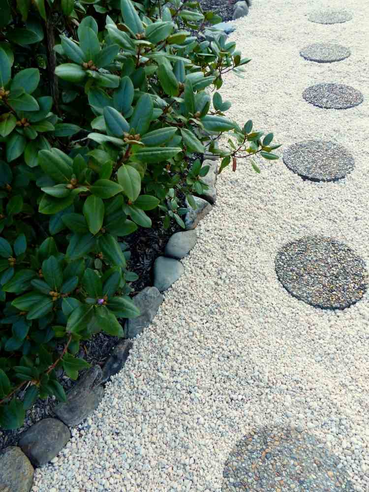 Trädgårdsdesign med grus-sten trädgård-skapa-modern-vit-trädgård väg-alee-cirklar