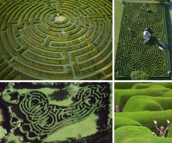 Mazes moderna trädgårdsdesign