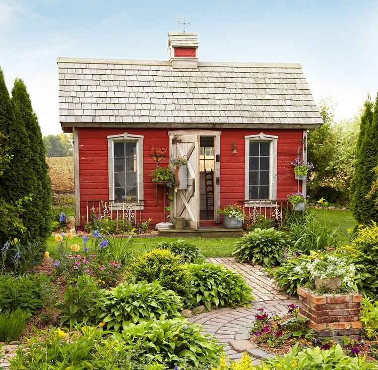 Trädgårdshall vintage dekorera idéer för utomhusbruk