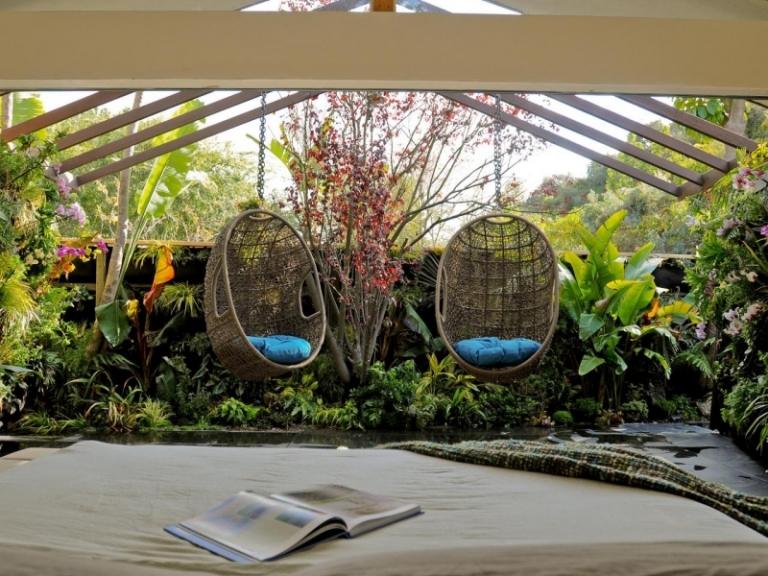 Trädgårdsidéer för favoritplatser-lounge-hängande stol
