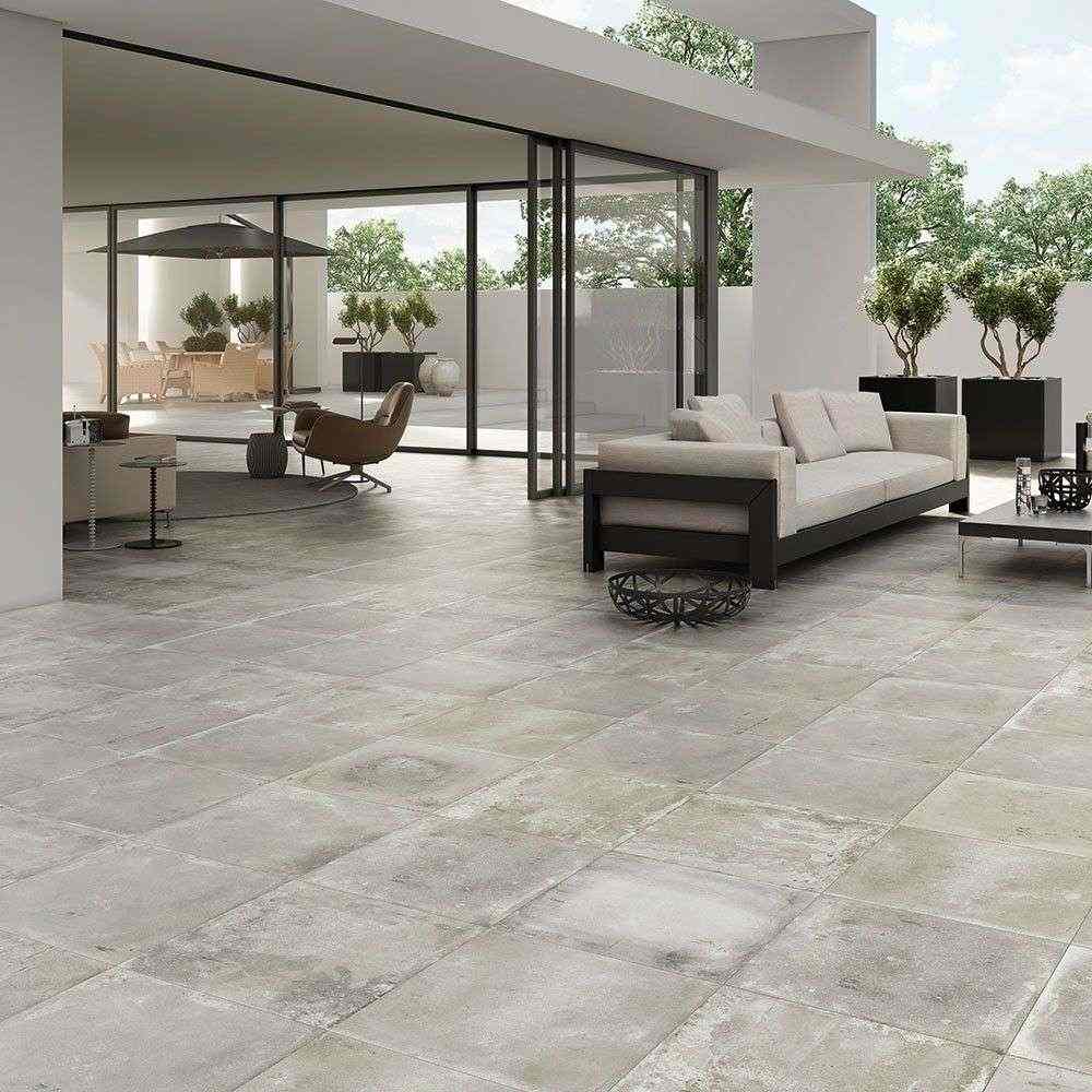 Trädgård och terrass idéer moderna sten golv utomhus vardagsrum terrass design trender