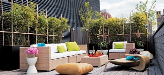 tilldelningar innergård design möbler-terrass möbler rotting soffa