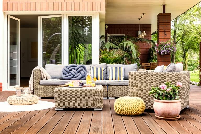 Trädgårdsmöbler Trender för terrassen Färger och material i korthet Designidéer och möbeluppsättningar