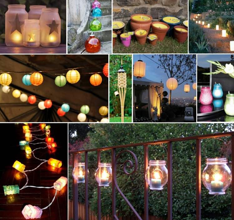 Trädgårdsfest-dekoration-gör-det-själv-lykta-belysning-lyktor-ljus