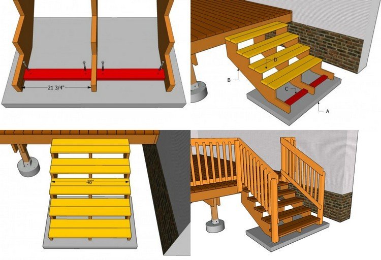trädgård-trappor-trä-bygg-plan-enkel-konstruktion-fem-steg