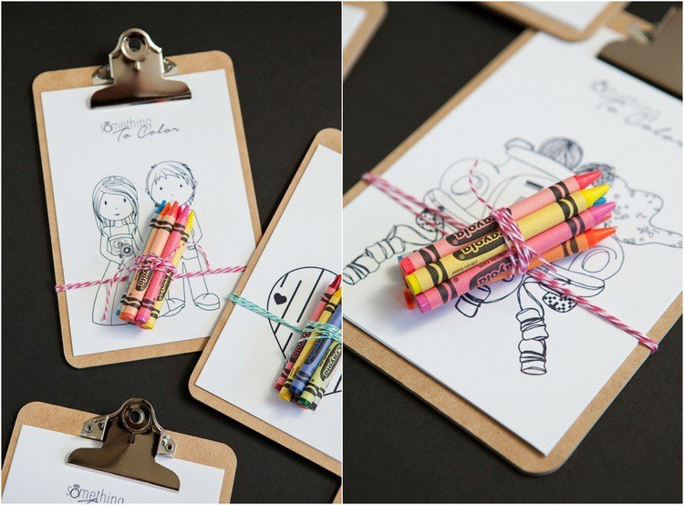 gynnar-bröllop-barn-färg-bildfärgade pennor