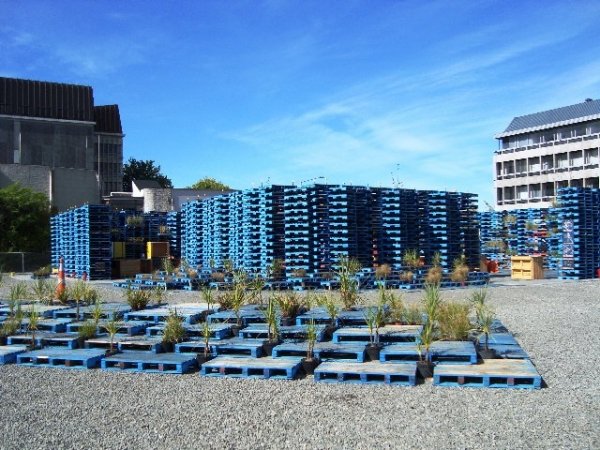 Pallar Sommarpaviljong Nya Zeeland Hållbar arkitektur